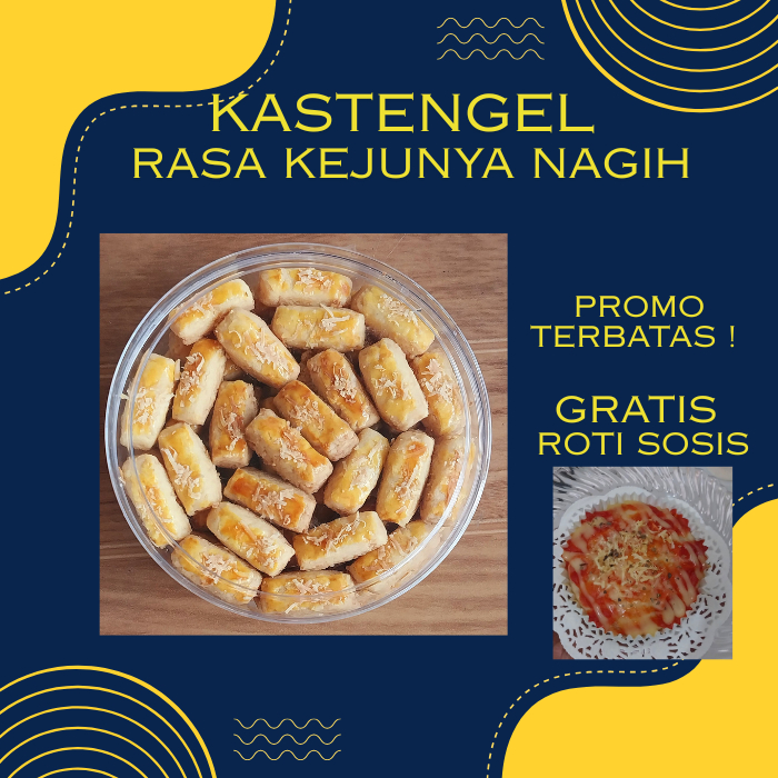 Kue kering lebaran kastengel 500 gram