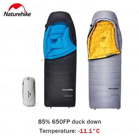 SLEEPING BAG CW1000 DUCK DOWN NATUREHIKE NH22YD002
