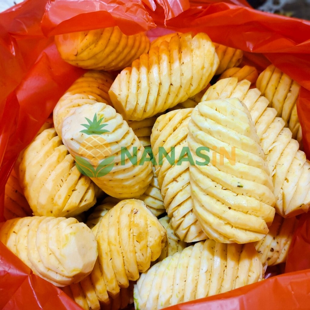 NANAS PALEMBANG BESAR KUPAS BERSIH FRESH