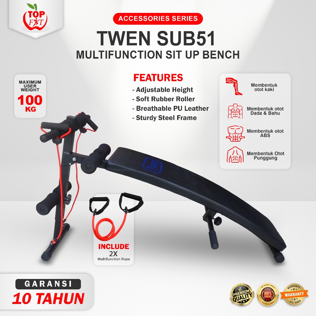 Sit Up Bench Twen SUB51 SitUp Bench