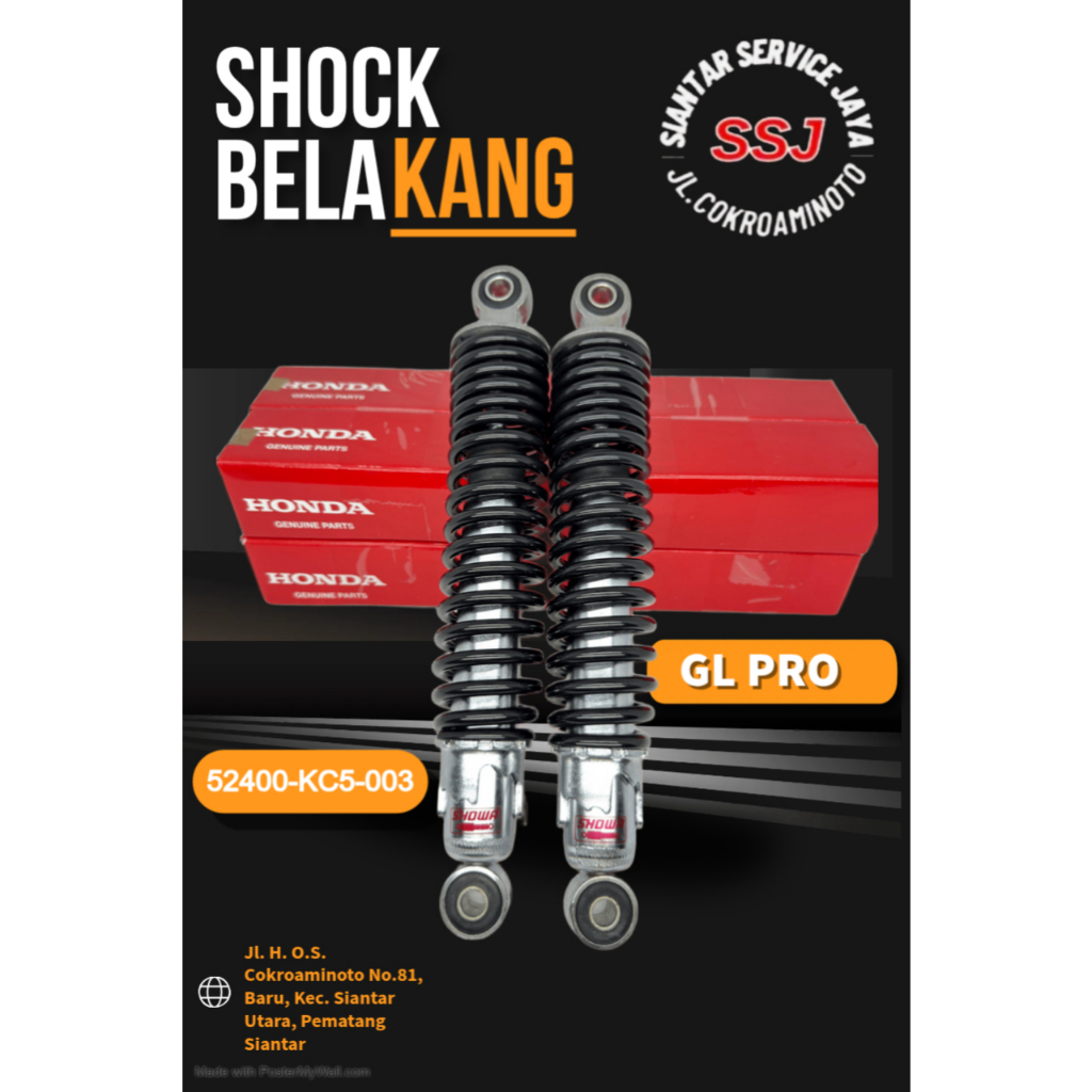 Sok Belakang GL PRO, GL CDI, GL NEOTHECT Asli HONDA 52400-KC5-003