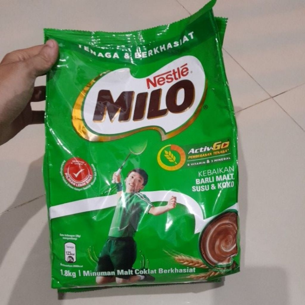 Milo susu coklat milo IMPORT Malaysia 1800gr 1.8 kg