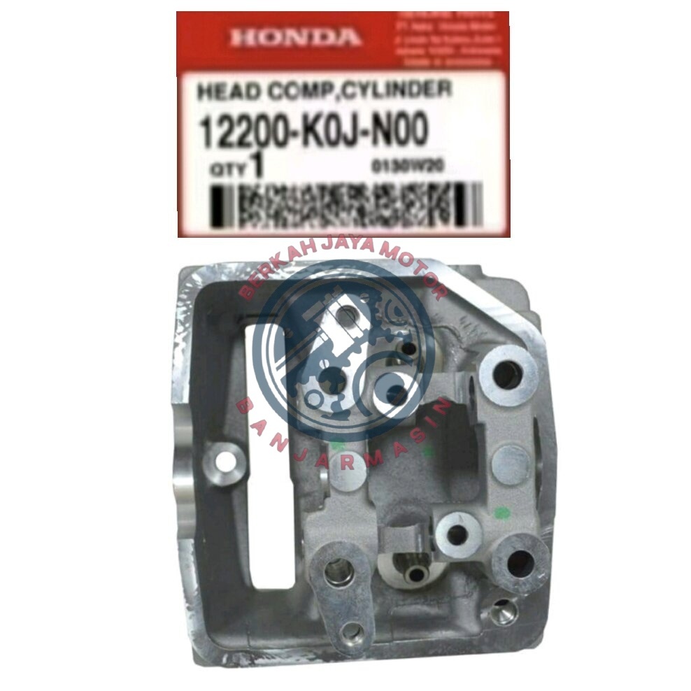 12200K0JN00 Blok Head, Cylinder Head Honda Genio Scoopy K2F Beat K1A Original AHM
