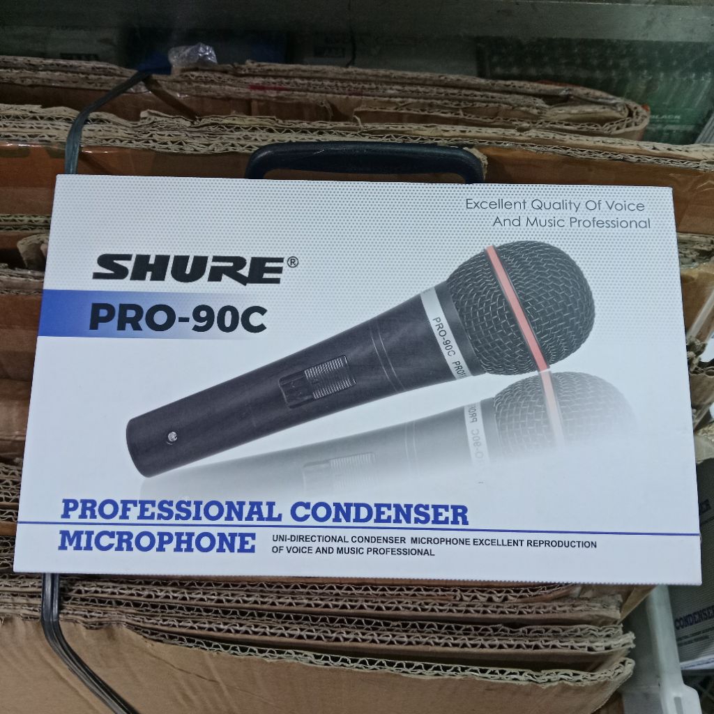 Mic Kabel Condenser SHURE PRO 90C Terbaik