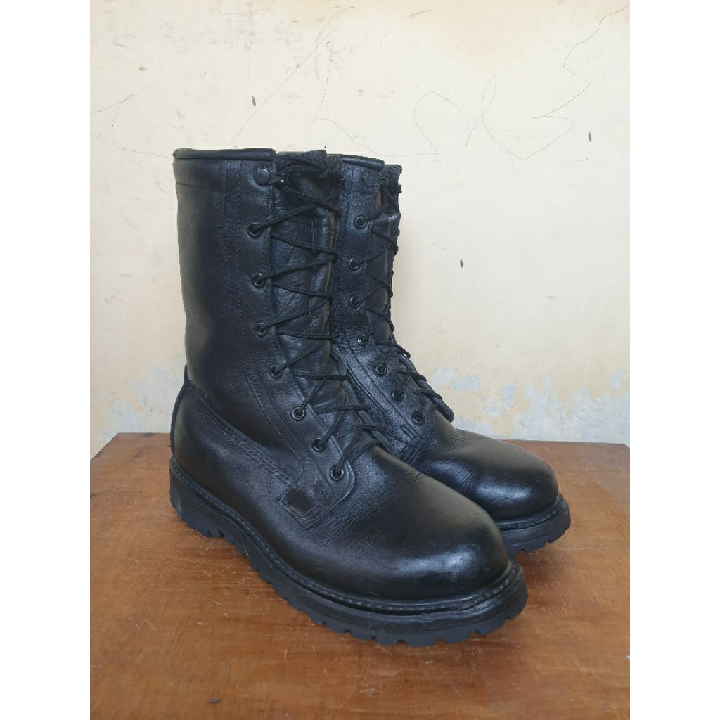 Rocky Boots USA Military Combat Leather Boots Army Vibram Sole