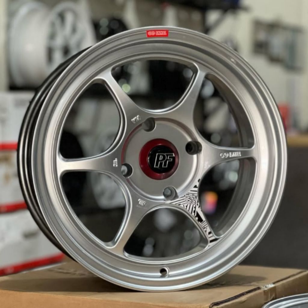 velg mobil r15 enkei pf06 pcd 4X114,3 lebar 6,5 velg racing ring 15 velg mobil avanza xenia Livina k