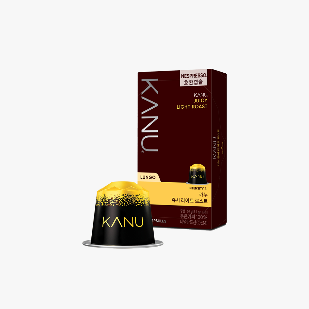Maxim Kanu Juicy Light Roast Nespresso 5.7 Gr per Capsule Kopi Kapsul Korea