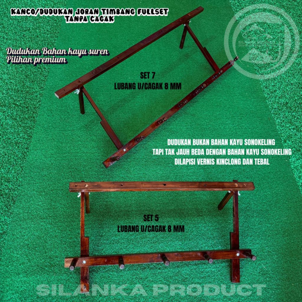Kanco/Dudukan Joran Timbang Fullset dengan dudukan golongan Tanpa Cagak