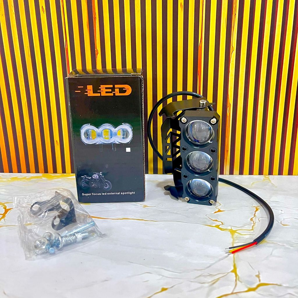 LAMPU TEMBAK LASER 3 MATA LED LMP-04