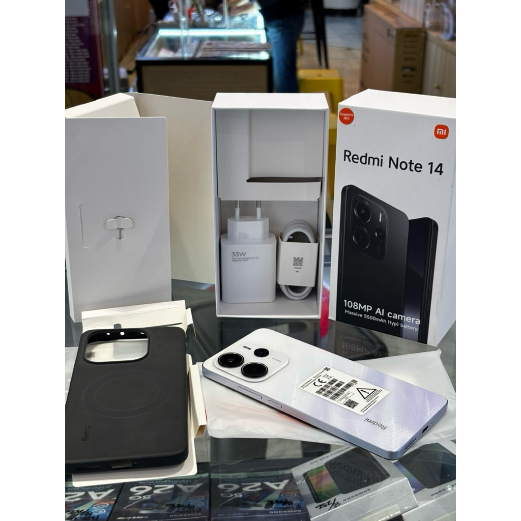 Redmi Note 14 ram 8gb internal 128gb bekas kondisi mulus masih garansi