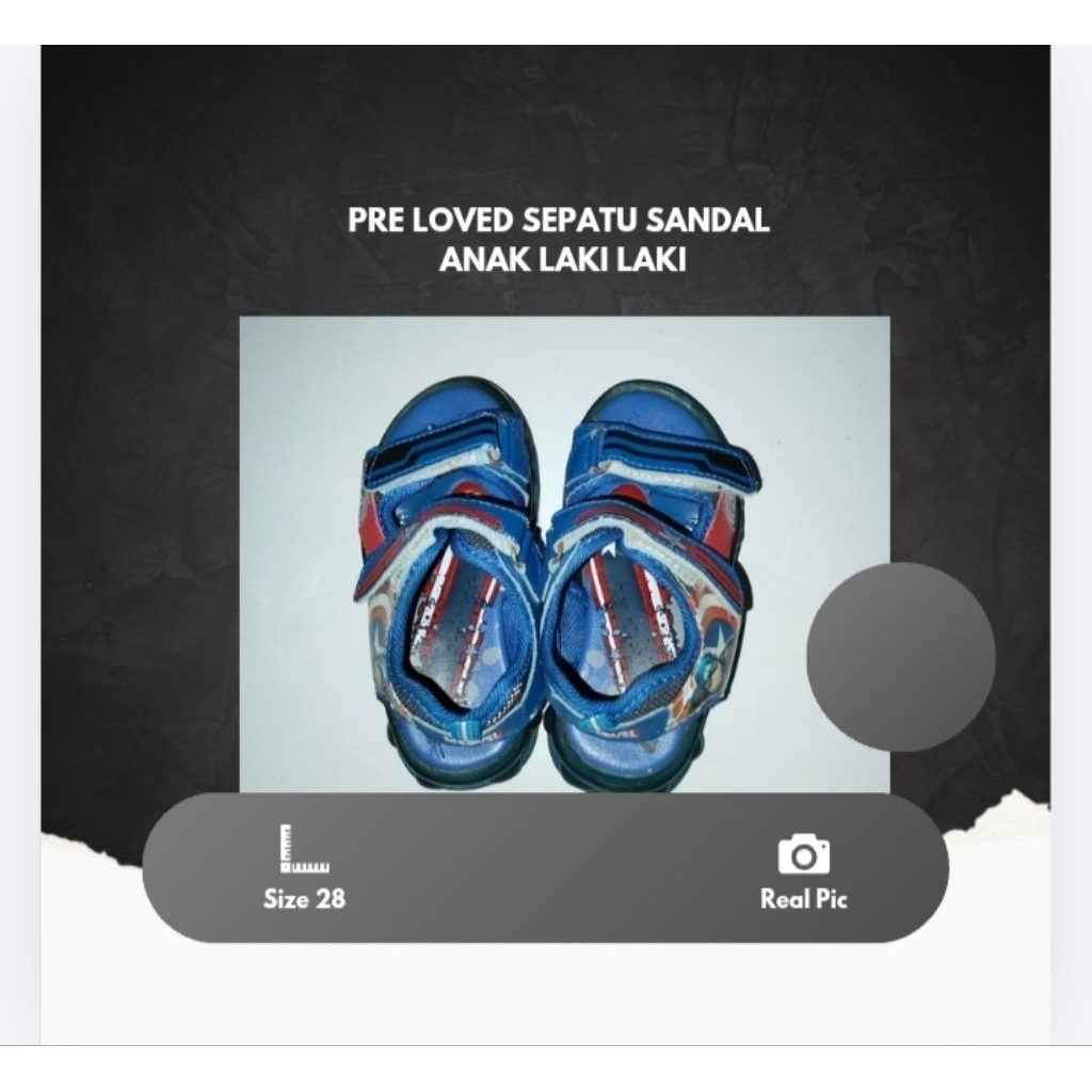 PL Pre Loved Sandal Sepatu Anak Laki Laki
