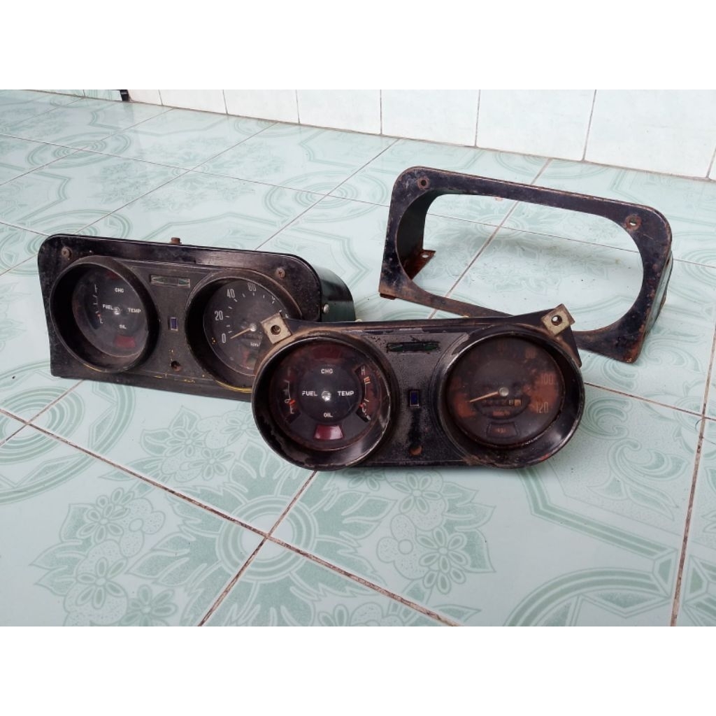 Spidometer kijang kotak kf20 copotan komplit original mulus
