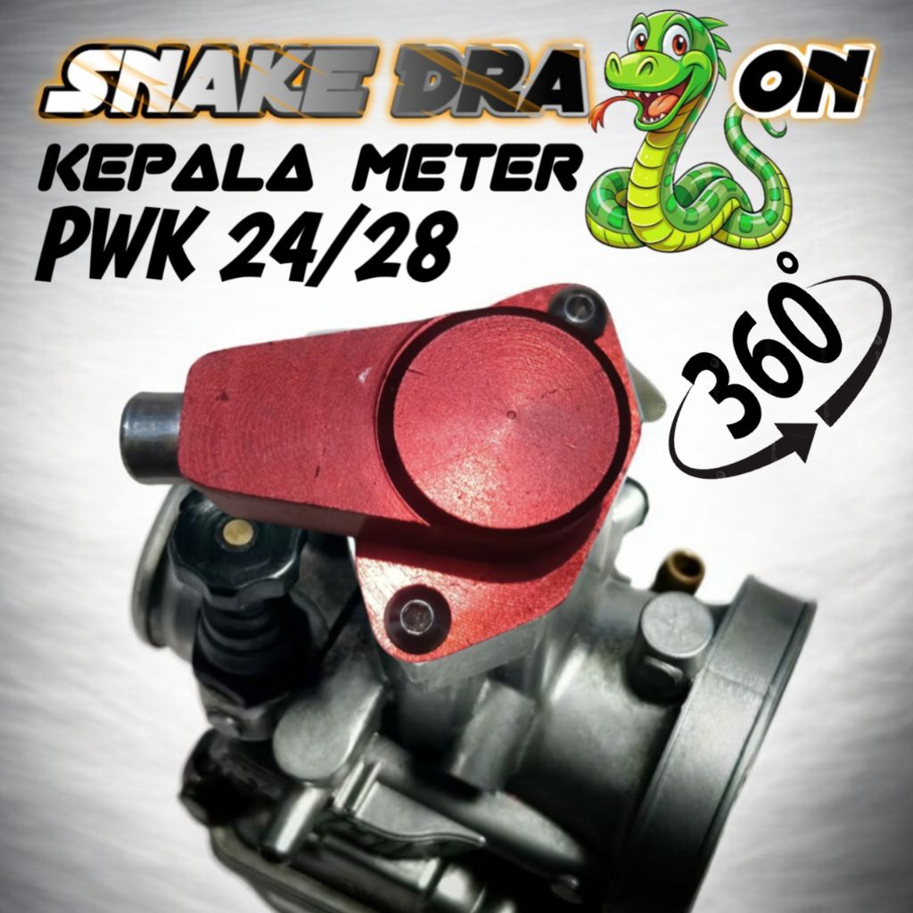 Tutup Karbu Karburator Snake dragon /Snake Head PWK 24 / 28 Bahan amunium