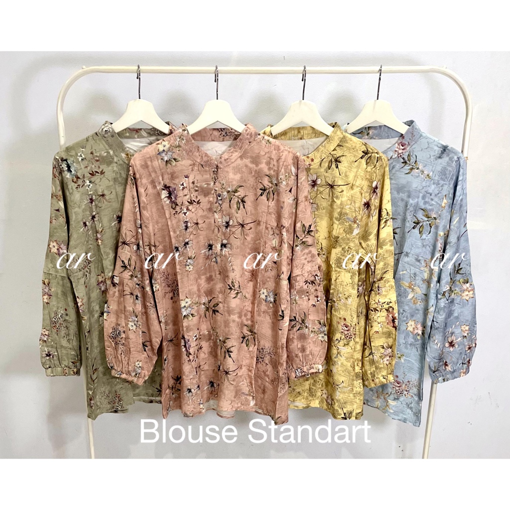 Pgmta Grosir leher shanghai seleting motif bunga rayon