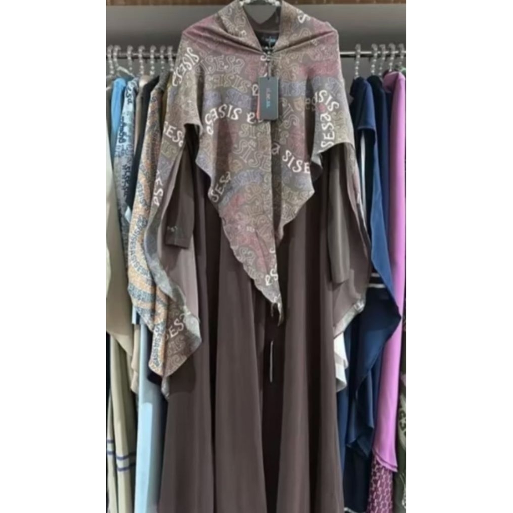 gamis si.se.sa brown