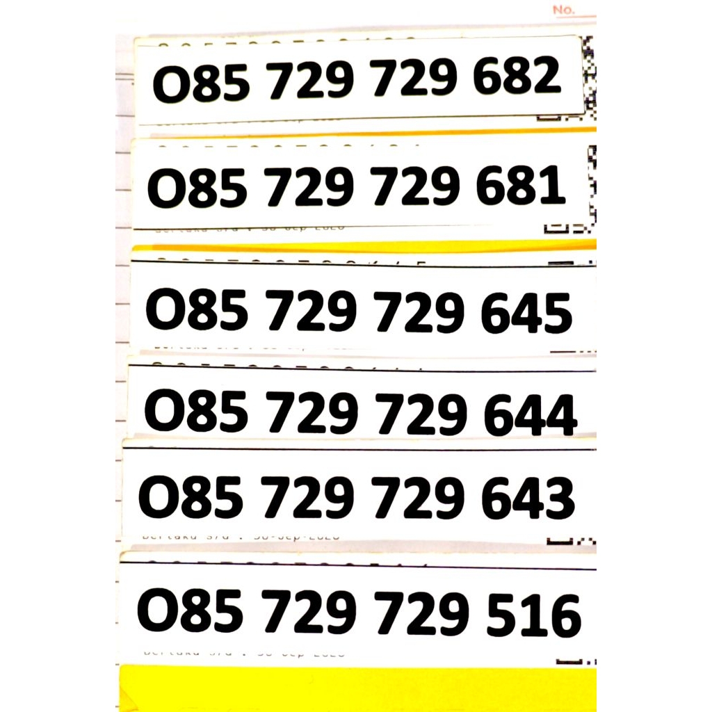 nomer Indosat Ooredoo 729 729 4G LTE 5G Mudah dihafal sudah include kuota 3GB