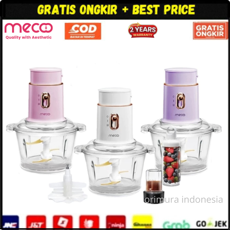 Mecoo Blender Bumbu - Multi Blender Mini Mecoo 5 in 1 Chopper