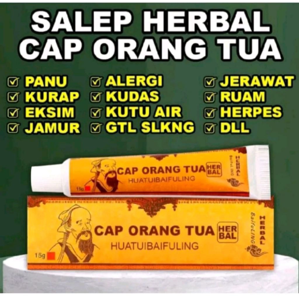 paket Promo 3 pcs cream cap orang tua