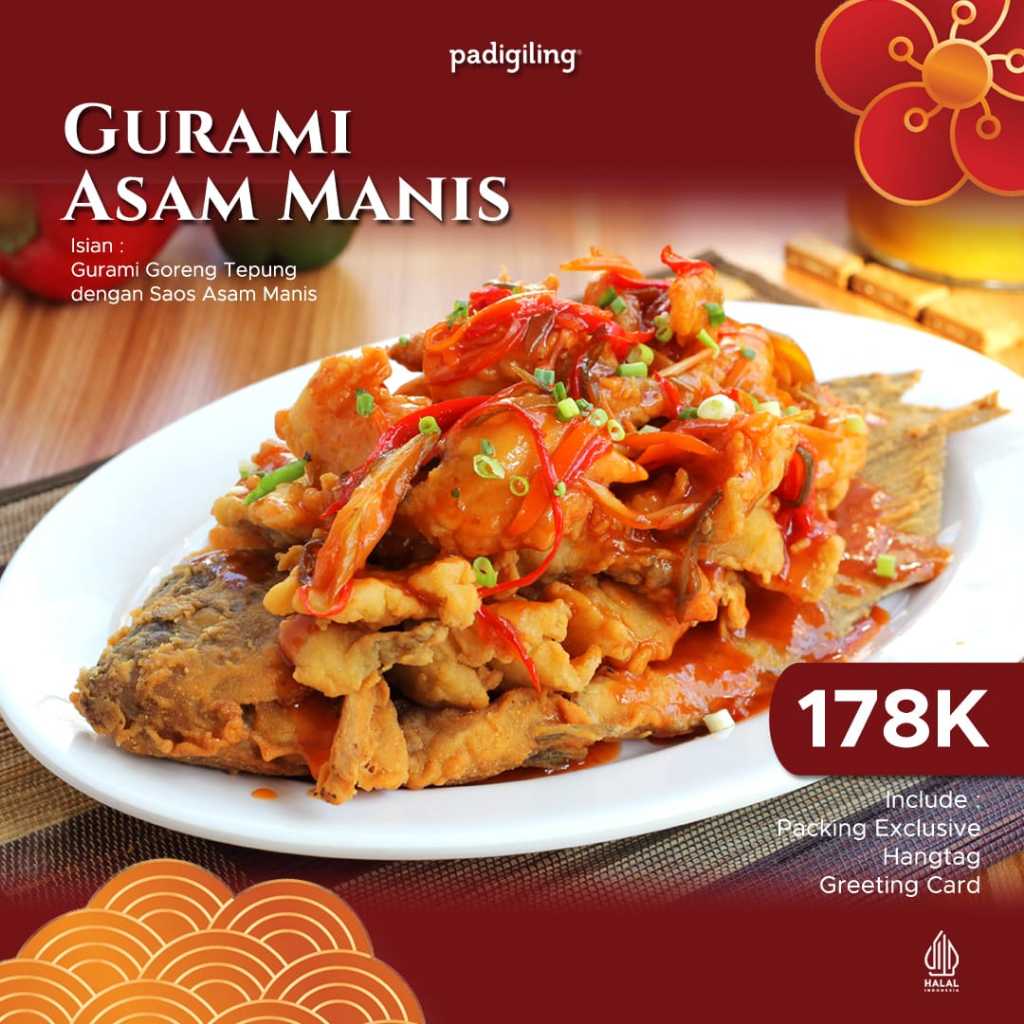 Hampers Imlek Gurami Asam Manis Special Padigiling1 ekor