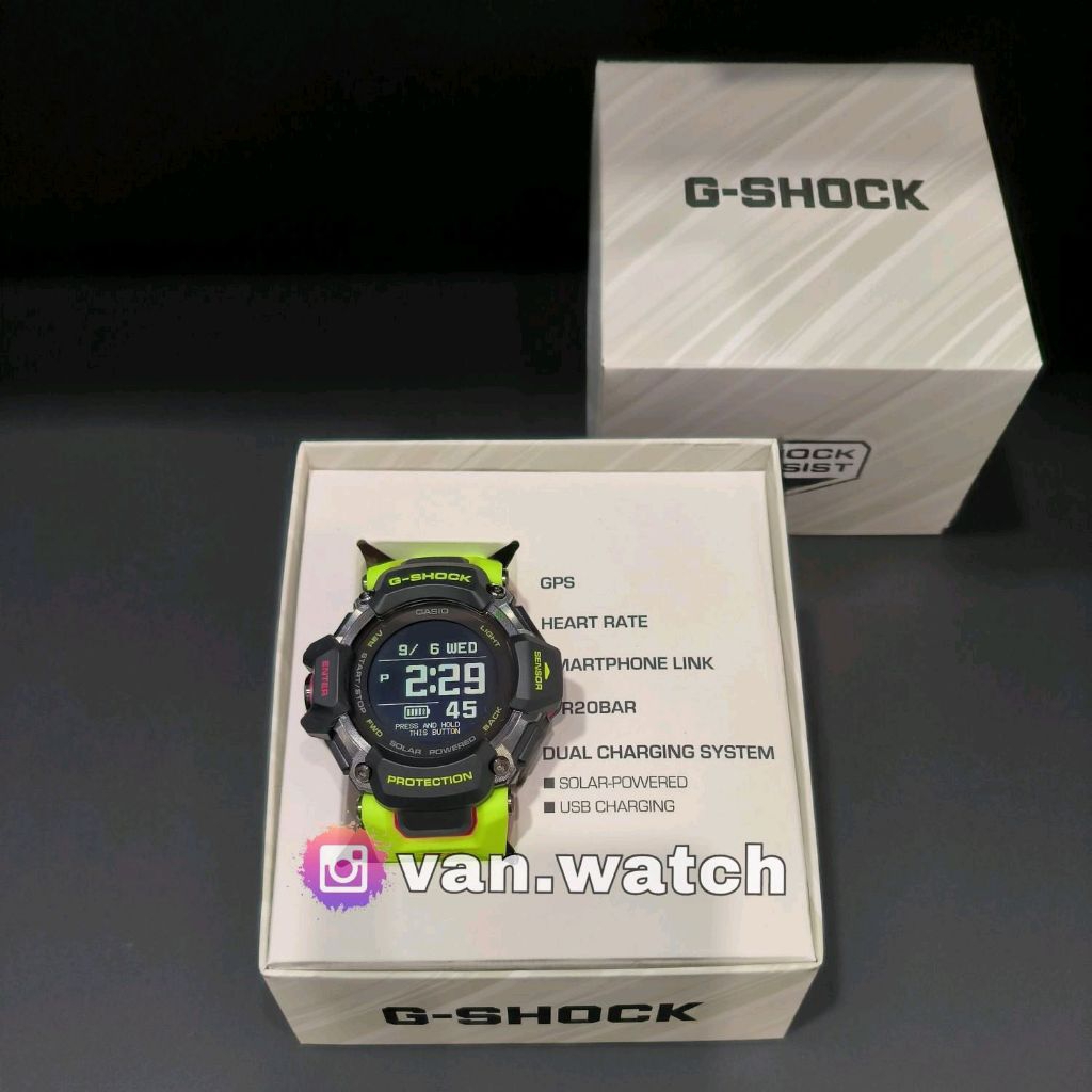 Casio G-Shock Smartwatch GBD H2000 / GBDH2000-1A9 Heart Rate Monitor Original