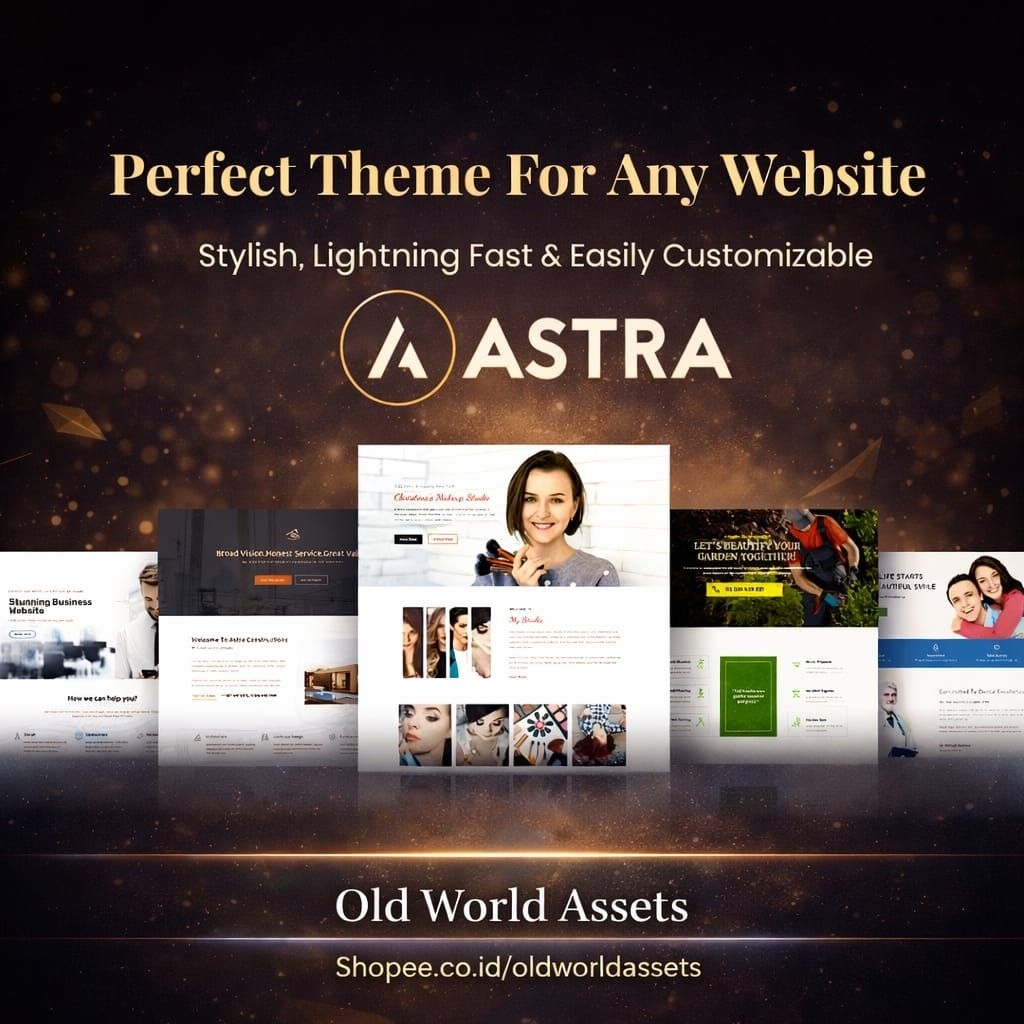 Astra Pro Theme + ADDOns + Premium Sites Tema Wordpress PREMIUM VIP PLUGIN WORDPRESS WEBSITE ORIGINA