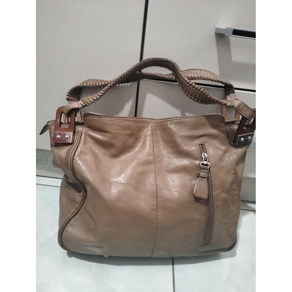 tas kulit wanita tas kulit asli warna coklat