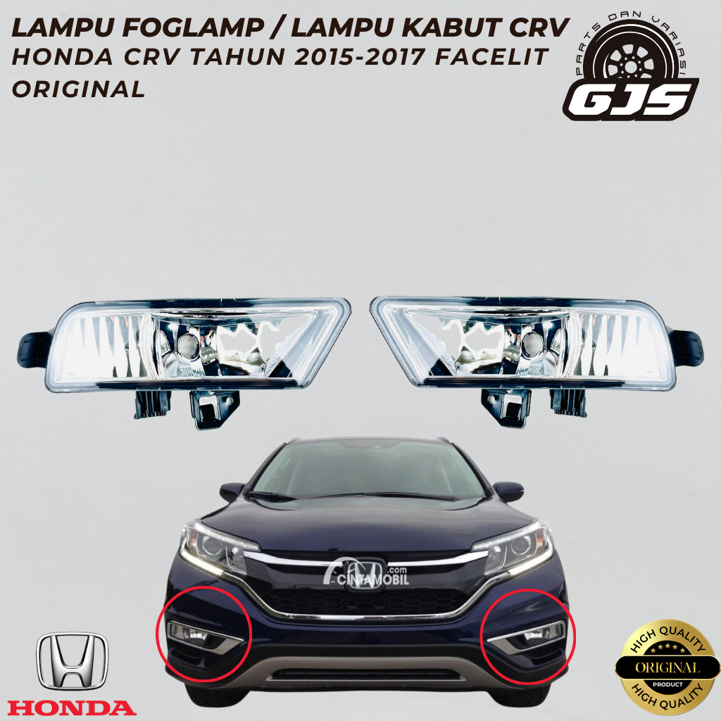 Lampu Foglamp Honda CRV Tahun 2015-2017 GEN 4 Facelift