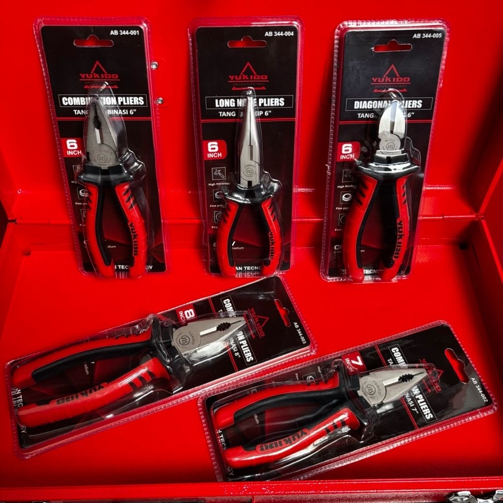 Yukido tang 3 pcs heavy duty / yukido tang kombinasi / yukido tang lancip / yukido tang potong / tan