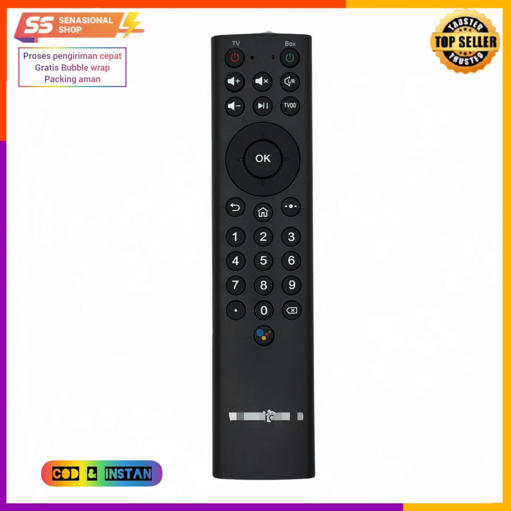 REMOTE REMOT STB INDIHOM ZTE ZXV10 B760 B860 V5 ANDROID TV BOX ZTE - DENS TV NO