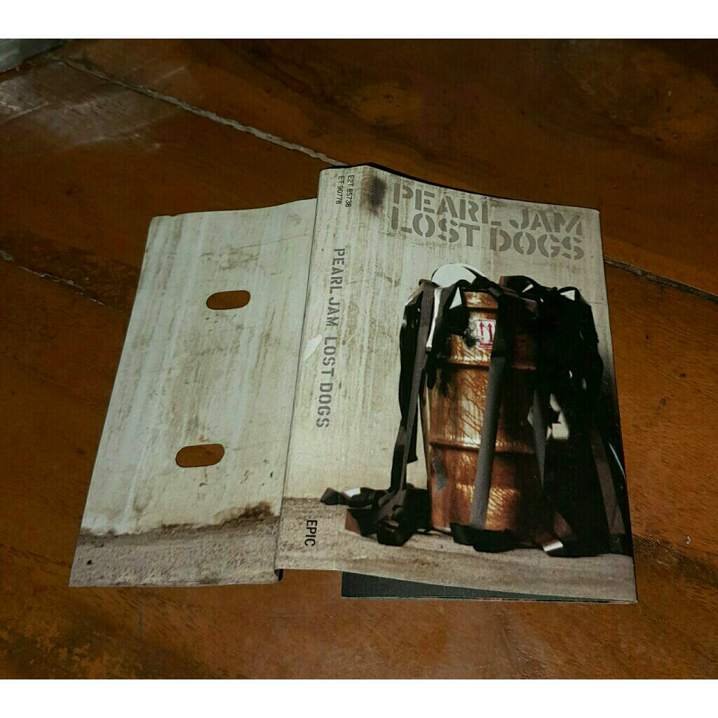 Cover kaset pita Pearl jam Lost Dog