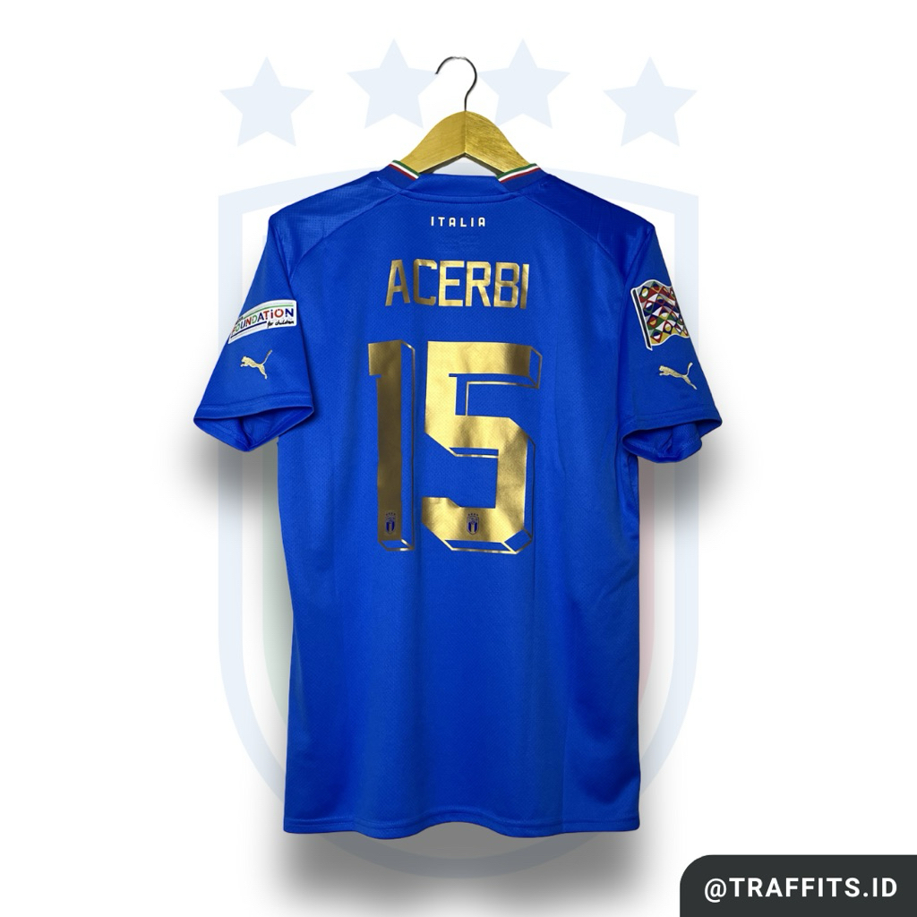 Jersey Italy Home 2022 Francesco Acerbi BNWT Brand New With Tag Original Size M