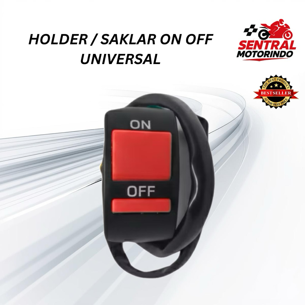 Saklar Hazard Motor Universal Plug and Play Switch Stang On Off Sein Premium