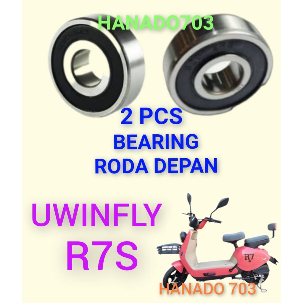bearing roda depan sepeda listrik uwinfly R7S laker klahar roda depan sepeda listrik uwinfly r7s