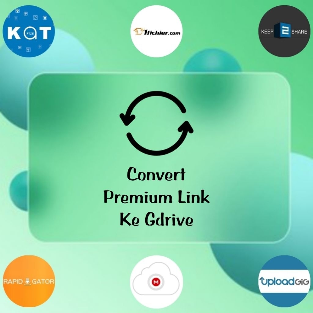 Jasa Convert Premium Link Rapidgator dll ke Google Drive