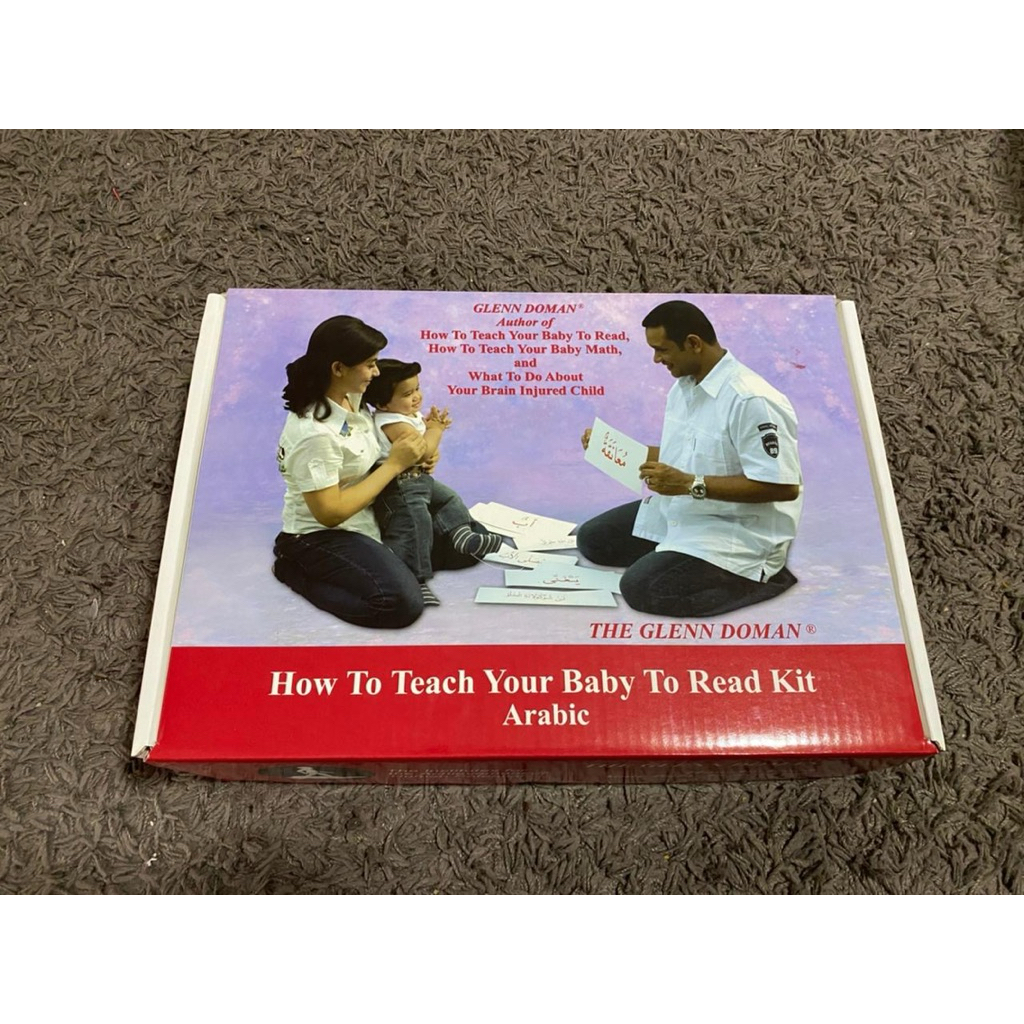 Flash Card Glenn Doman How to teach your baby to read - Bahasa Arab
