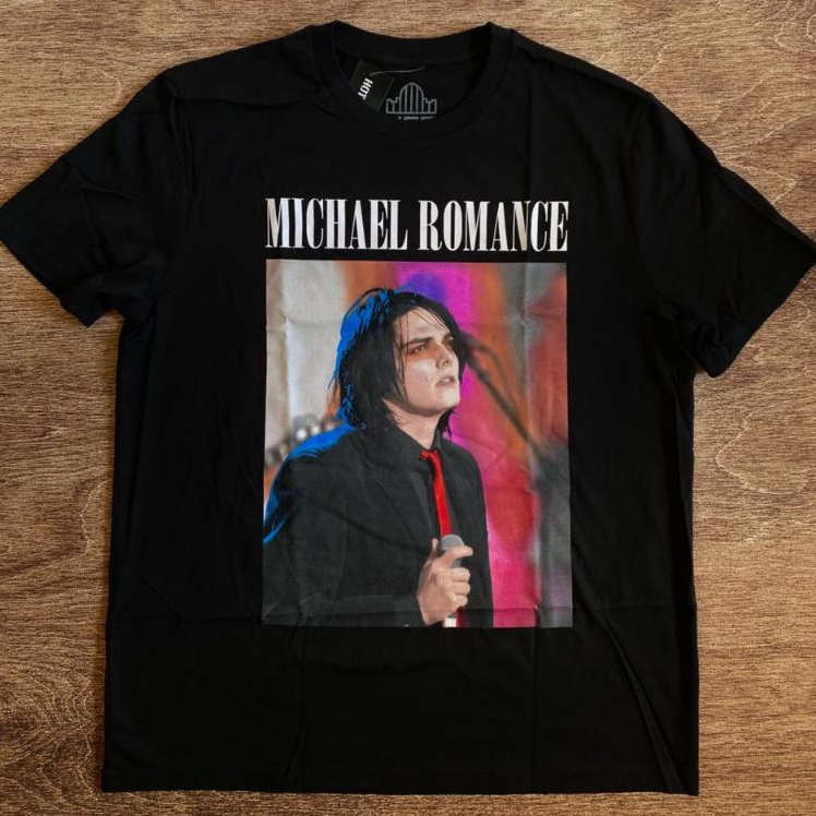 KAOS BAND OFFICIAL MY CHEMICAL ROMANCE - MICHAEL ROMANCE ORIGINAL TSHIRT MERCHANDISE