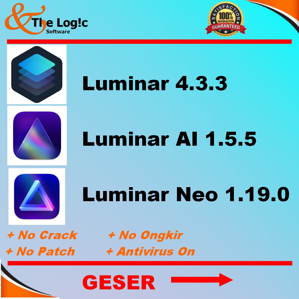 Luminar Ai and Neo Pro Full Version