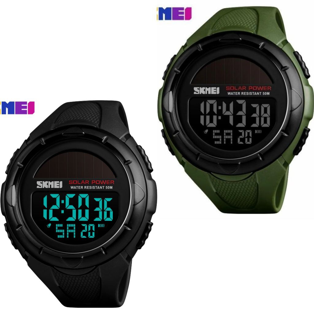 NEW Jam Tangan Pria Digital Skmei 1405 Solar Power