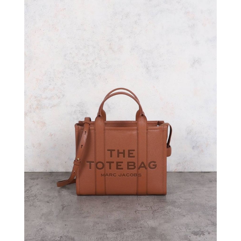 MJ The Leather Medium Tote Bag Argan Oil