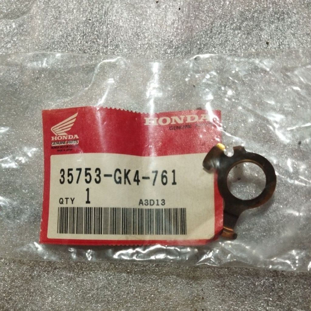 35753-GK4-761 original import Made in Japan AHM Astra Honda motor HGP genuine part PLAT PELAT RING S