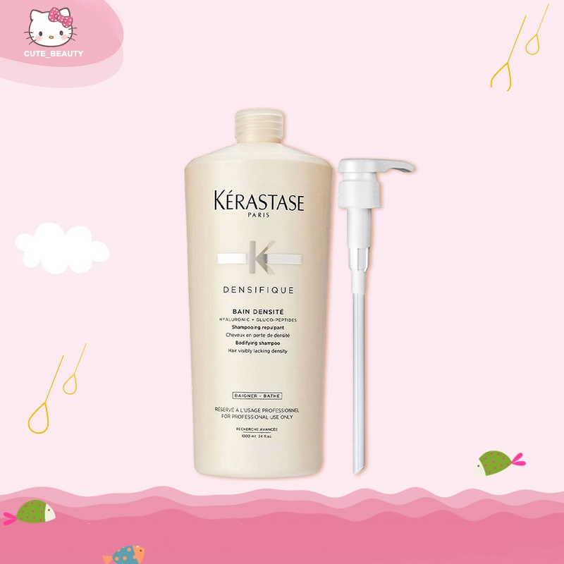 Kerastase Bain Densite Bodifying & Texturizing Shampoo 1000ml- Sampo Penebal Rambut & anti rontok