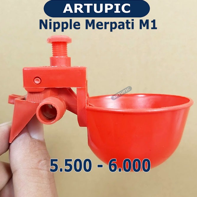 Nipple Merpati M1 Artupic Tempat Alat Botol Minum Burung Merpati