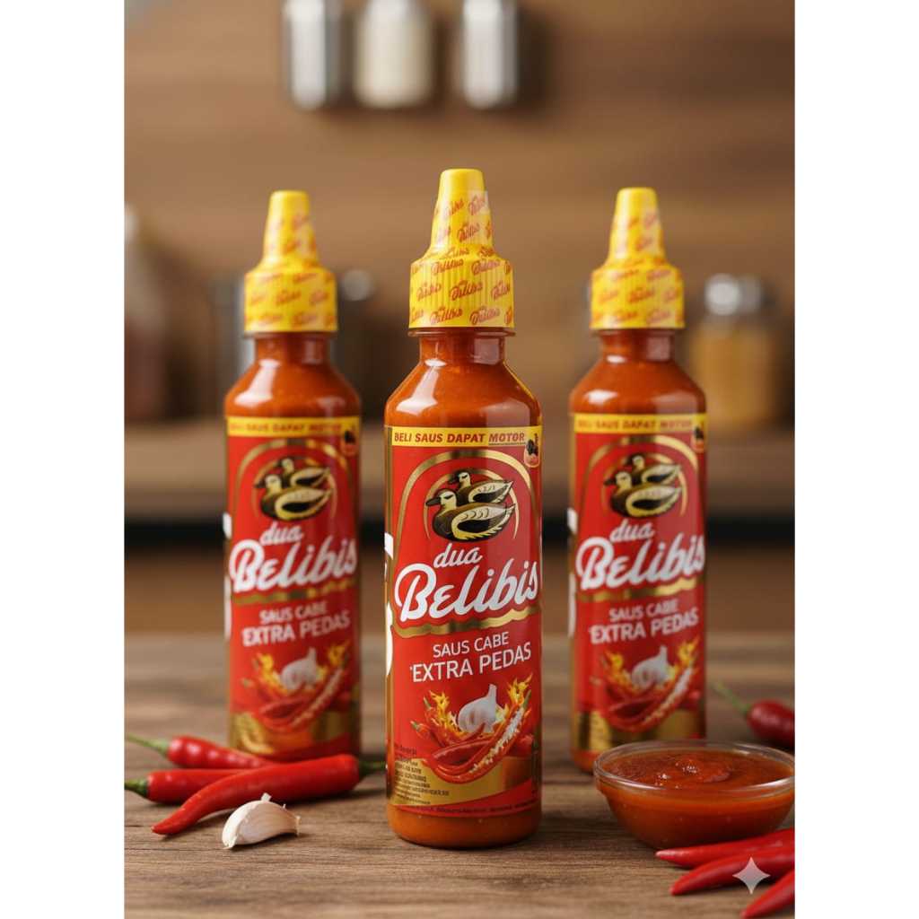 Saus Cabe Dua Belibis Extra Pedas