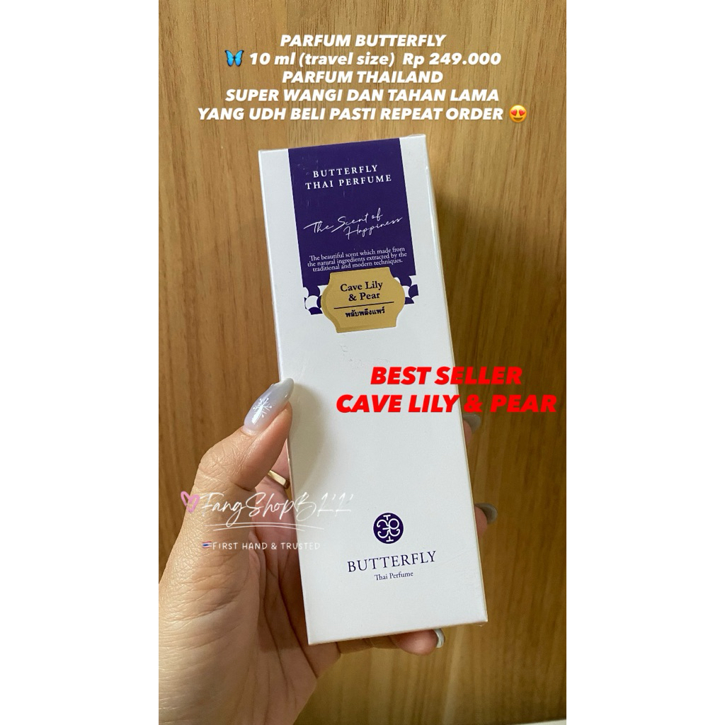 PARFUM BUTTERFLY ORIGINAL THAILAND
