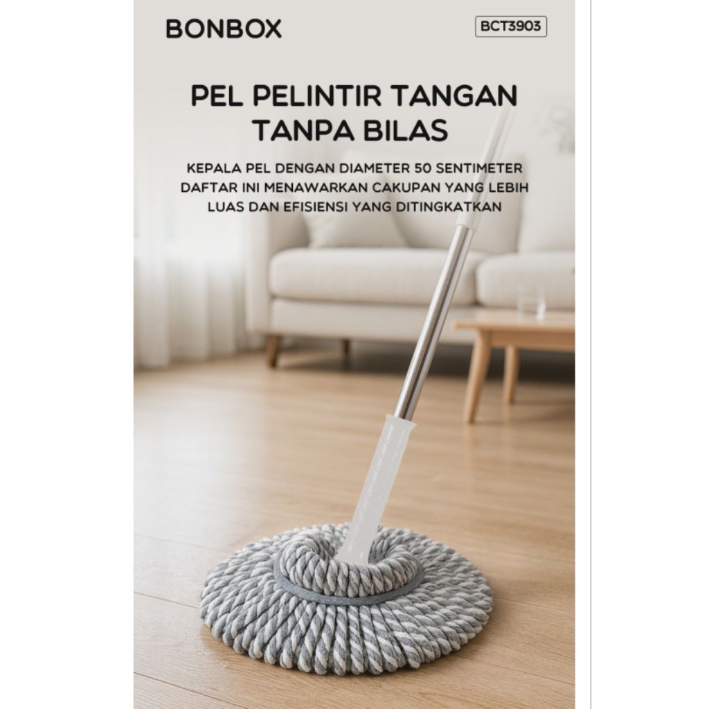 Bonbox Alat Pel Lantai Peras Tanpa Sentuh