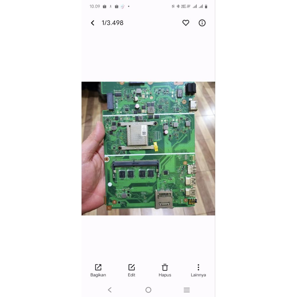 Motherboard Asus x441B amd a9 radeon R5 jaminan bukan service