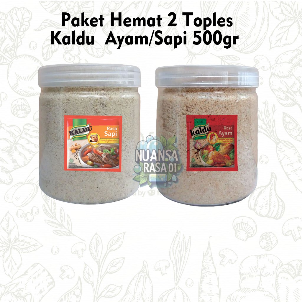 PROMO 2 Toples ( 500gr ) Kaldu Curah Royco Rasa Sapi & Ayam Penyedap Masakan