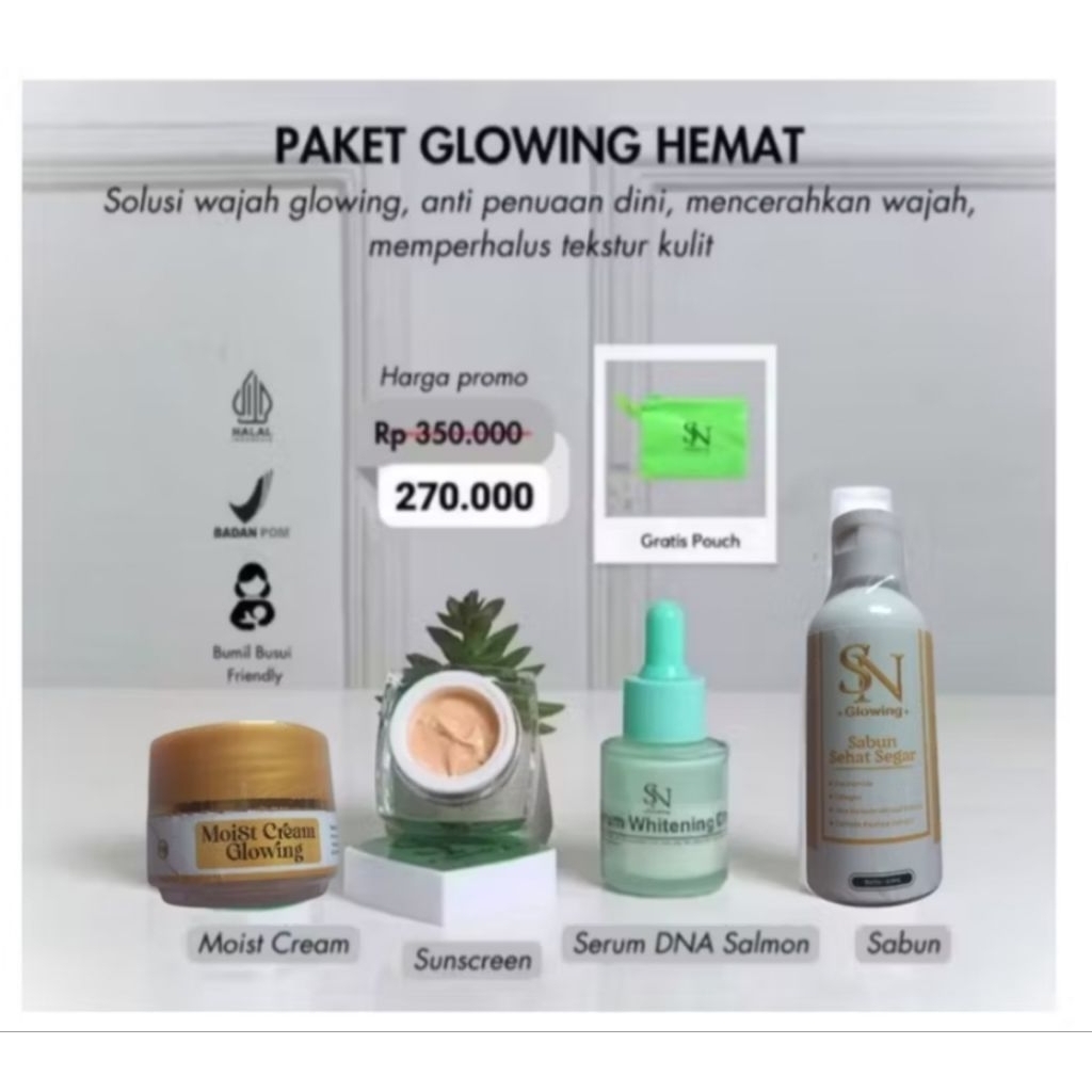 Paket Putih Glowing