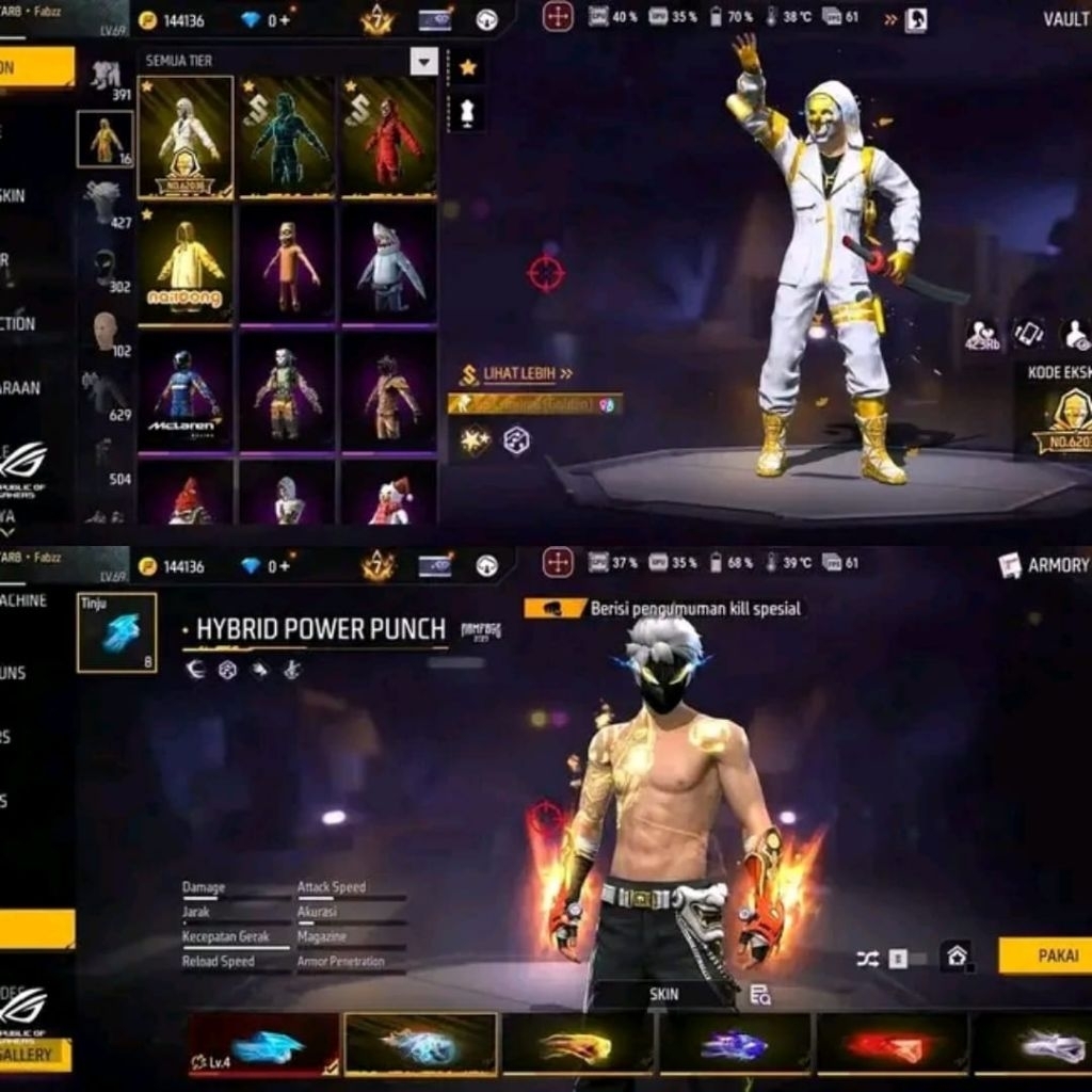 Akun fire free sultan terbaru sultan terbaru di garena