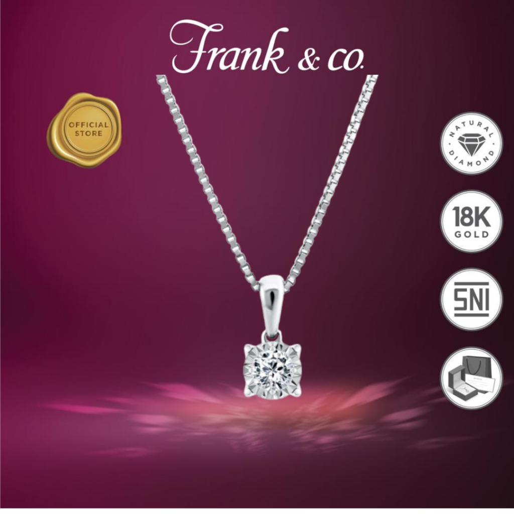 Frank & co. New Leona Solitaire Pendant / Liontin